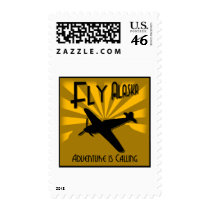 Fly Alaska postage