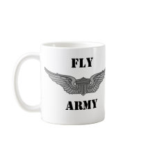 FLY ARMY CWO2 AVIATOR MUG by crusader56 FLY ARMY CWO2 AVIATOR MUG