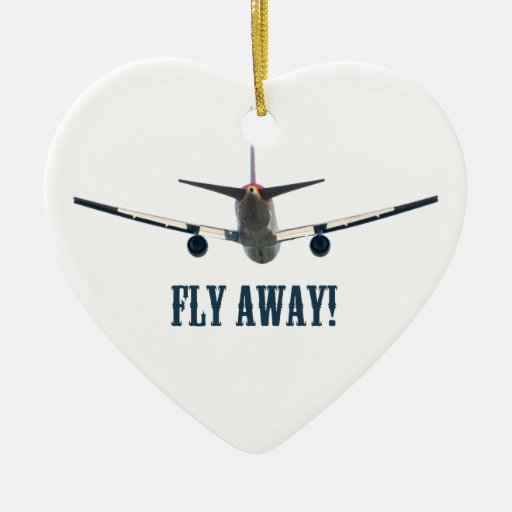 fly away airplane christmas tree ornament zazzle fly away airplane christmas tree ornament zazzle