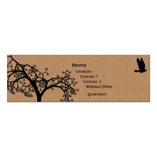 Fly Away Business Card Template