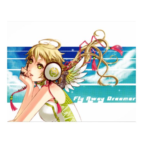 Fly Away Dreamer Poster Print print