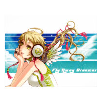 Fly Away Dreamer Poster Print posters by pandapad_ap Fly Away Dreamer Poster Print posters