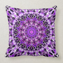 Fly Away Purple kaleidoscope Pillows