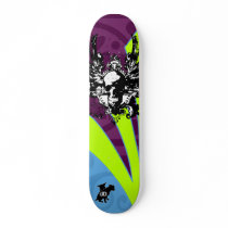 Fly Away Skull Skate Board Deck