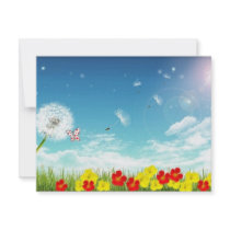 fly away spring invite
