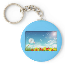 fly away spring key chain