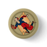 Fly Ball Baseball  Button