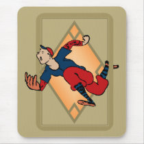 Fly Ball Baseball Mousepad