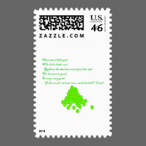 Fly Ball Poem postage