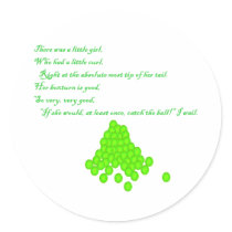 Fly Ball Poem stickers