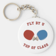 Fly By Ping Pong Keychains
