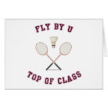 Fly By U Badminton Card