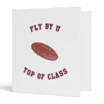 Fly By U Frisbee 3 Ring Binder