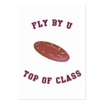 Fly By U Frisbee Business Card Template