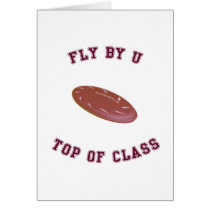 Fly By U Frisbee Cards