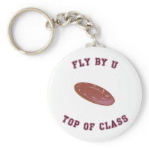 Fly By U Frisbee Key Chain