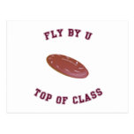 Fly By U Frisbee Postcards