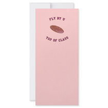 Fly By U Frisbee Full Color Rack Card