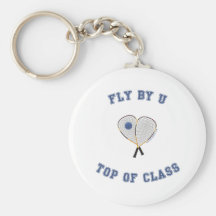 Fly By U Racquetball Key Chain