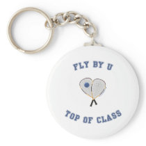 Fly By U Racquetball Key Chain