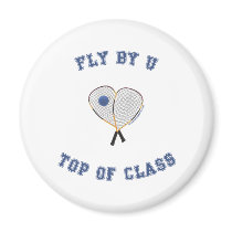 Fly By U Racquetball Fridge Magnets