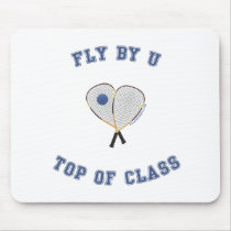 Fly By U Racquetball mousepads