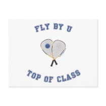 Fly By U Racquetball Post Cards