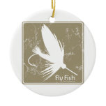 Fly Fish 2 Christmas Tree Ornaments