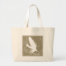 Fly Fish Tote Bags