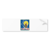 fly fisherman fishing bait bumper sticker