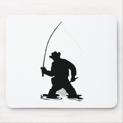 fisherman silhouette