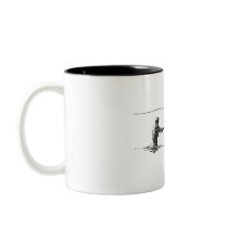 Fly fisherman mug