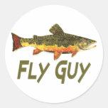 Fly Fisherman Stickers
