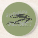 Fly Fishing Addict Drink Coaster