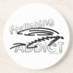 Fly Fishing Addict Beverage Coaster