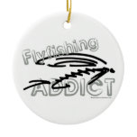 Fly Fishing Addict Christmas Tree Ornament