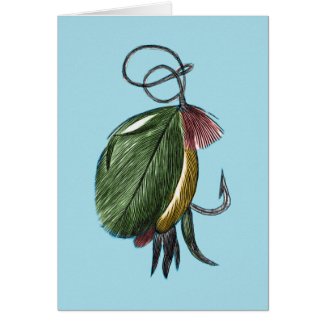 Fly Fishing Art Card