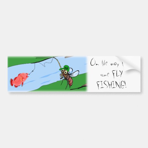 Fly Fishing Bumper Stickers, Fly Fishing Bumper Sticker Designs