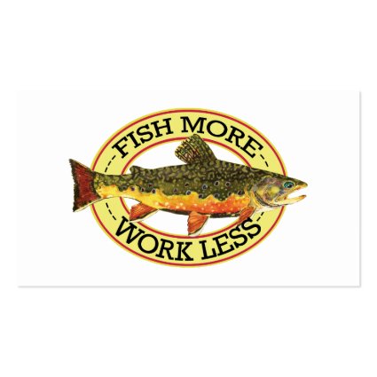 Fly Fishing Double-Sided Standard Business Cards (Pack Of 100)