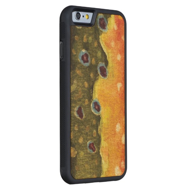 Fly Fishing Carved® Maple iPhone 6 Bumper Case-2