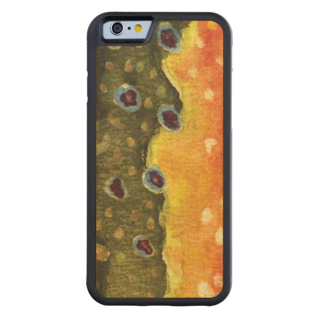 Fly Fishing Carved® Maple iPhone 6 Bumper Case-3