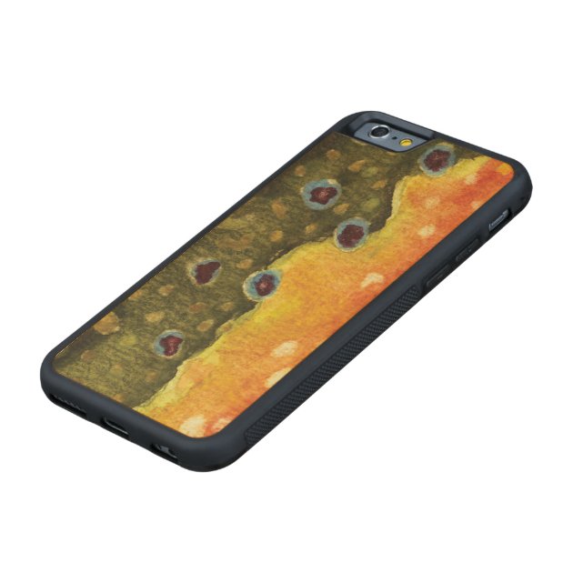 Fly Fishing Carved® Maple iPhone 6 Bumper Case-5