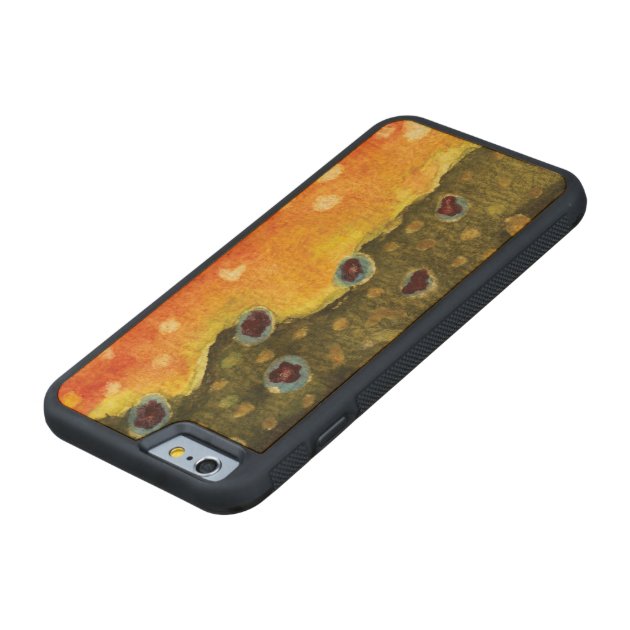 Fly Fishing Carved® Maple iPhone 6 Bumper Case-4