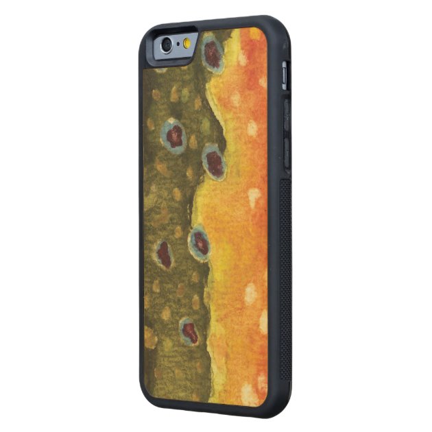 Fly Fishing Carved® Maple iPhone 6 Bumper Case