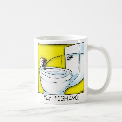Fly Fishing Classic White Coffee Mug
