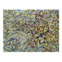 Fly Fishing Fisherman Postcard postcards