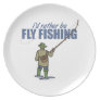 Fly Fishing in Waders Party Plates
