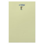 Fly Fishing in Waders Customized Stationery