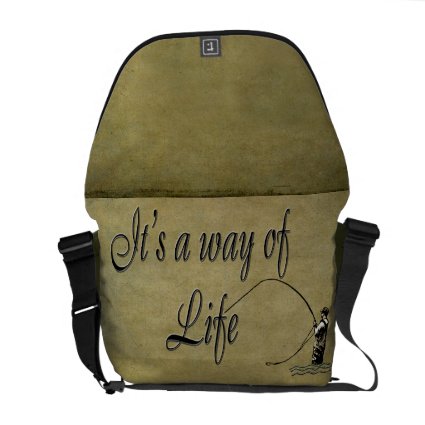 Fly-fishing - It's a Way of Life Courier Bag