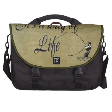 Fly-fishing - It's a Way of Life Laptop Bag